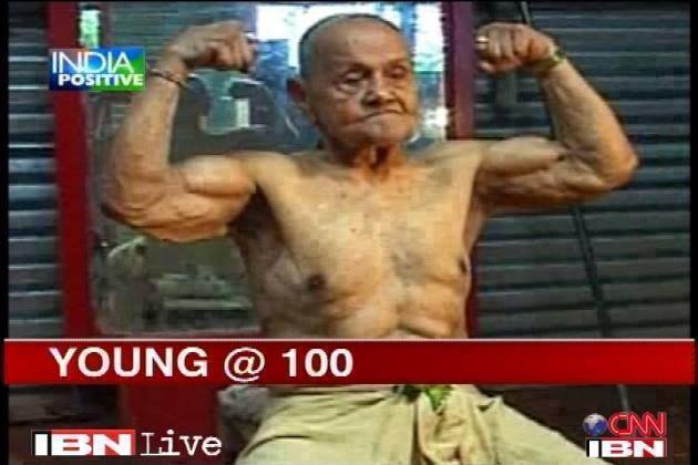 100 Jahr Bodybuilder